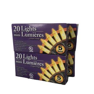 New Halloween String Mini Lights 5ft  | 4 boxes |